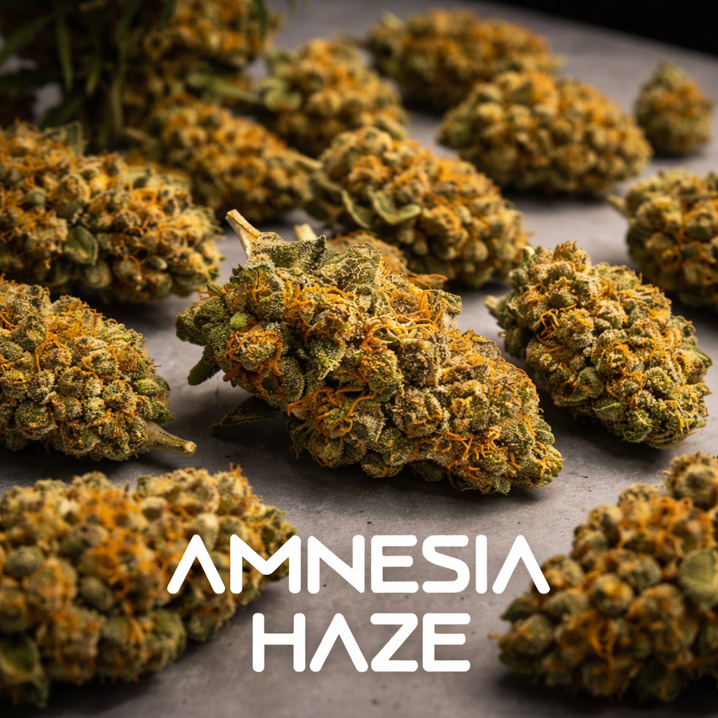 Amnesia Haze Cannabis Blüten kaufen stark Sativa
Amnesia Haze Weed Citrus Aroma intensiv
hochwertige Amnesia Haze Cannabis Blüten
