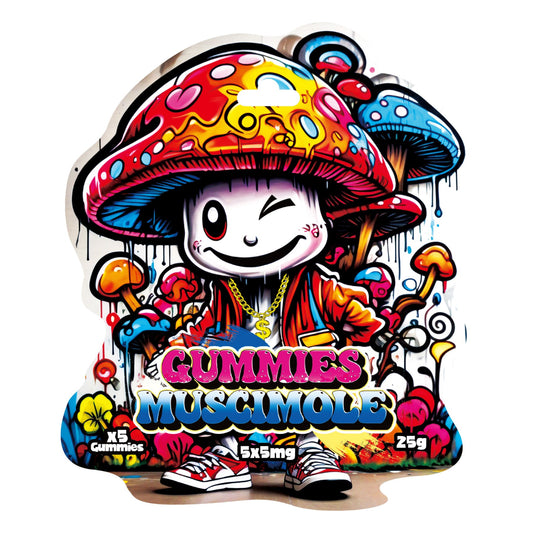 Gummibärchen mit 5 mg Muscimole