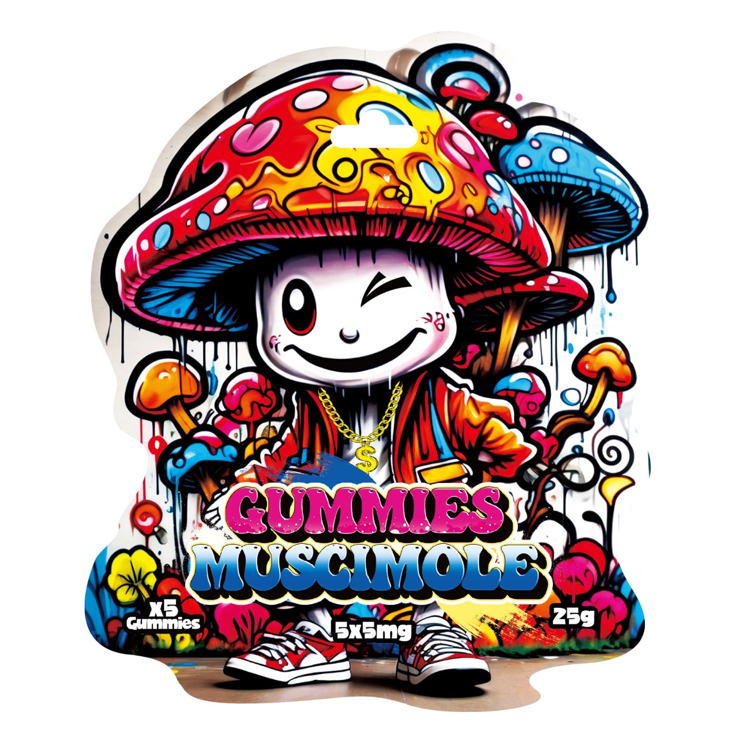 Gummibärchen mit 5 mg Muscimole