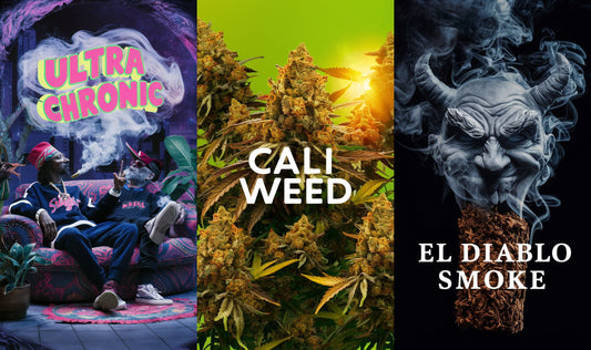Joker Räuchermischung, Cali Weed und El Diablo Smoke